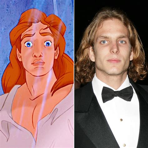 Human Beast/Andrea Casiraghi of Monaco | 15 Disney Princesses (and Princes!) With Their Real ...