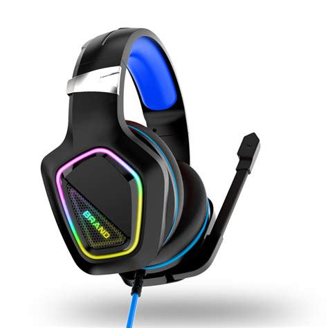 RGB Light USB + 3.5mm Plug Headphone for PC Gamers Gaming Headphone ...