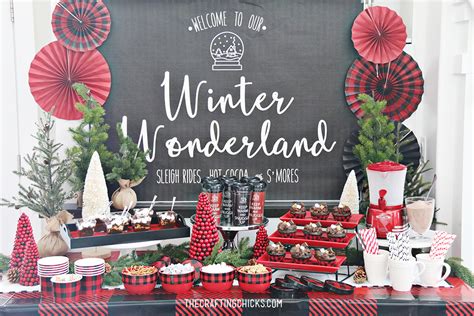 Winter Wonderland Backdrop Printable - The Crafting Chicks