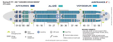 AIR FRANCE Airlines Aircraft Seatmaps - Airline Seating Maps and Layouts