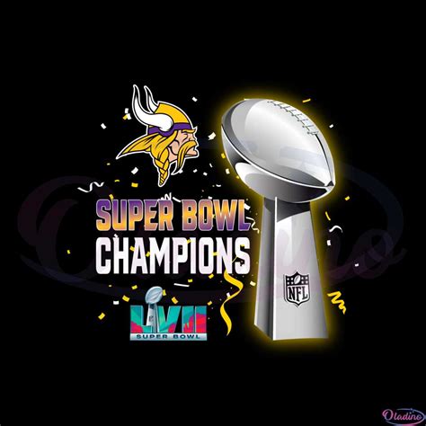 Minnesota Vikings Super Bowl Lvii 2023 Champions Png