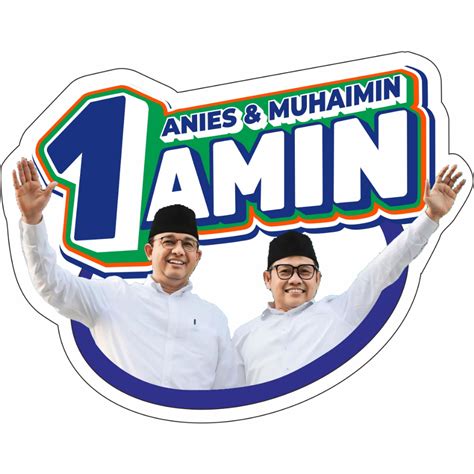 Jual STIKER AMIN / ANIES MUHAIMIN UKURAN BESAR | Shopee Indonesia