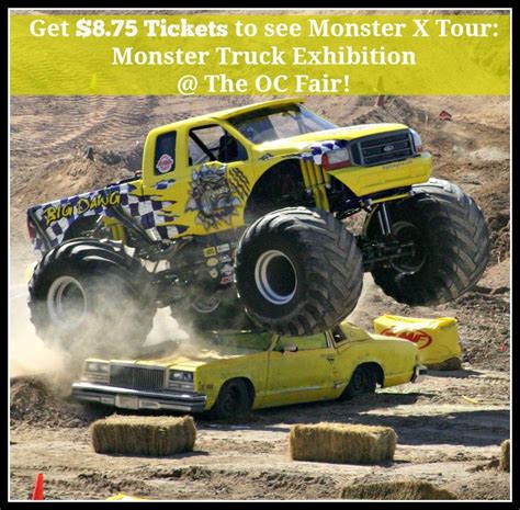 Experience the Thrill of Monster Trucks at the OC Fair!