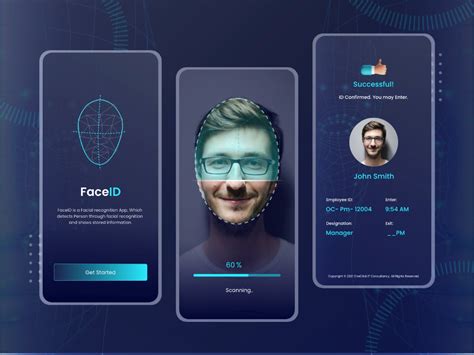 Face Scanning App UI | Scan app, App design layout, Health tracker app