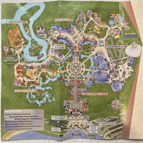 Magic Kingdom Map Theme Park Professor - vrogue.co