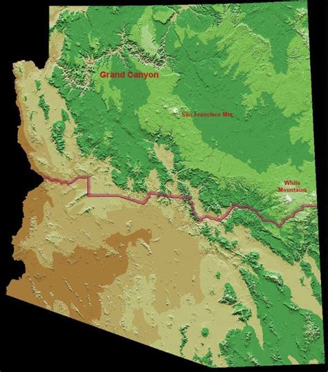 Maps of Northern Arizona for NAZ Flora project | Northern arizona ...