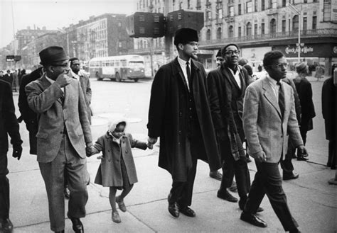 A Day Before Being Assassinated, Here Are Pictures of Malcolm X With His Wife Betty Shabazz and ...