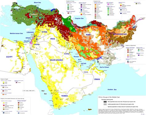 Ethnic groups of the Middle East - Vivid Maps