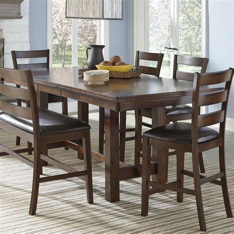 Belfort Select Cabin Creek Counter Height Table with Leaf | Belfort ...