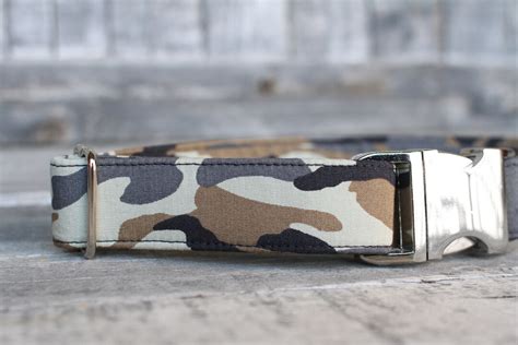 Camo Dog Collar, Military Dog Collar, Male Dog Collar, Outdoor Dog ...