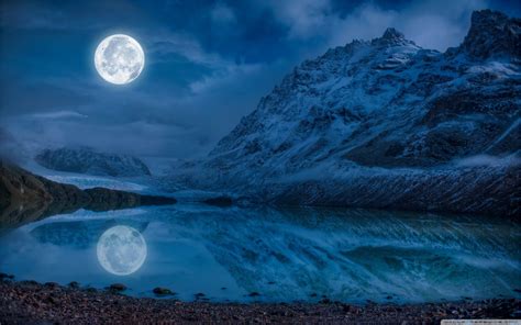 Moon On Water Wallpapers - 4k, HD Moon On Water Backgrounds on WallpaperBat