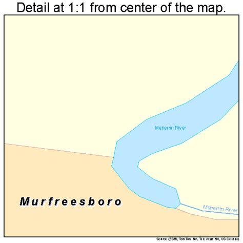 Murfreesboro North Carolina Street Map 3745640