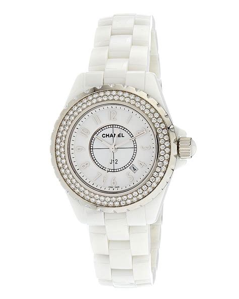 Chanel Women's 2010 "J12" 1.60 Cttw. Diamond Watch #Diamond #Sapphire ...