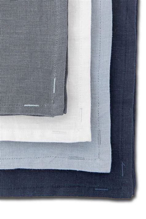 Linen Napkins in Navy - Heirloomed | Classic linen, Linen, Linen napkins