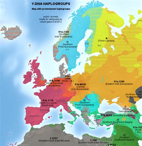 Genetic map of Europe with DNA Haplogroups [743 × 764] | Карта ...