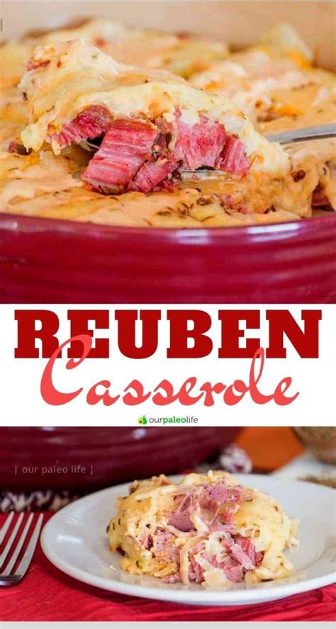 Reuben Casserole - Low-Carb, Primal, Keto + Thousand Island Dressing | Receta