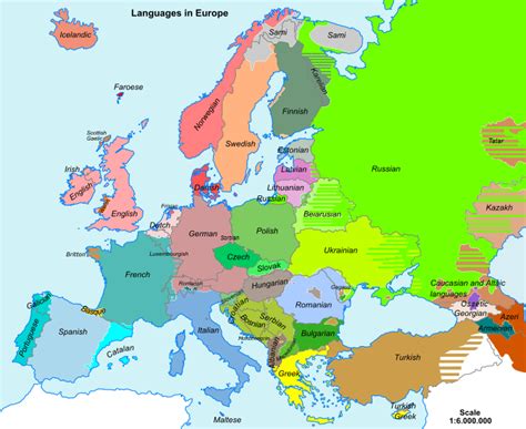 Languages in Europe - Vivid Maps