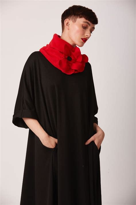 Poppy Scarf by Rew clothing button and go scarves – REW