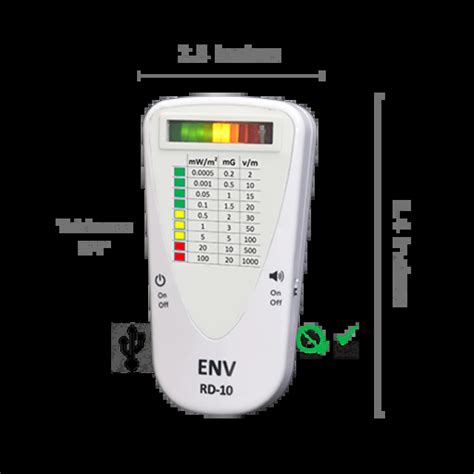 ENV RD-10au EMF Multi 5G Meter - Standalone - Current Model 2024 | Safer EMF