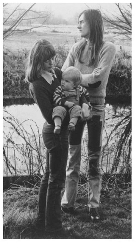 Jenny Boyd, baby Amelia and husband Mick Fleetwood, 1971. Photo by Sally Fleetwood in 2021 ...