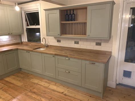 Shaker Style Sage Green Kitchen