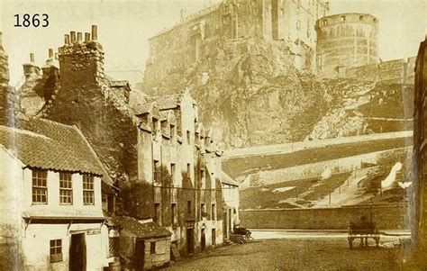 Edinburgh Then and Now Photos | Edinburgh, Edinburgh castle, Scottish castles