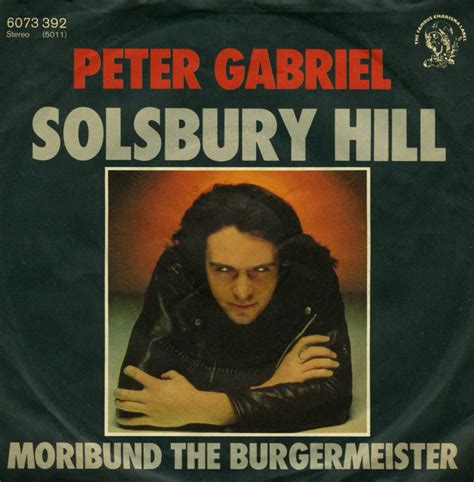 Music on vinyl: Solsbury hill - Peter Gabriel