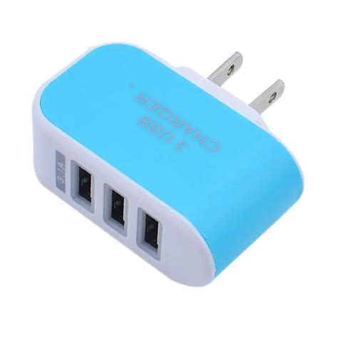 5V 3.1A USB Travel Charger 3 USB Ports Wall AC Charger Adapter LED Standard US/EU Plug-in ...