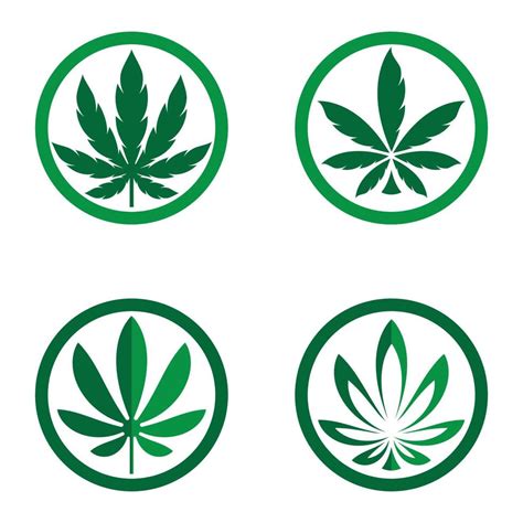 Cannabis logo images illustration 8043342 Vector Art at Vecteezy