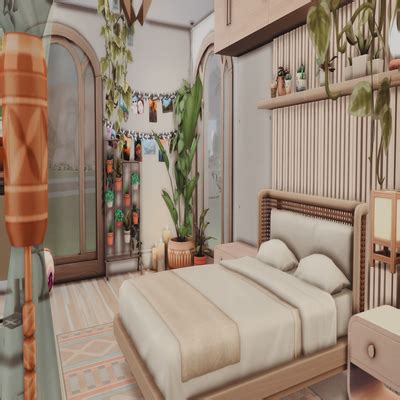 BOHO BEDROOM - The Sims 4 Rooms / Lots - CurseForge