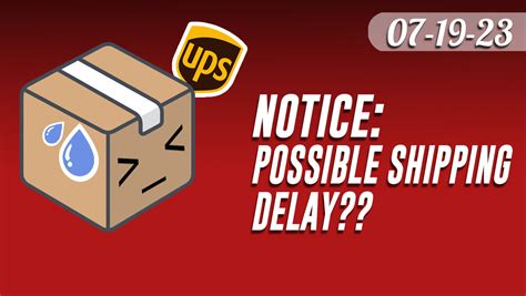 ToyDemon Blog - Possibly Shipping Delays & Uncertainty Due to UPS Situation