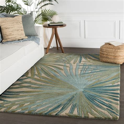 Jaipur Living Coastal Seaside 2' x 3' Hand Tufted Wool Area Rug in Blue