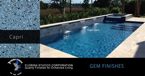 Gem Finishes | Pool Finishes | Florida Stucco