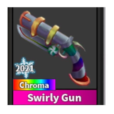 Chroma Swirly Gun Roblox MM2 Murder Mystery 2 - Etsy