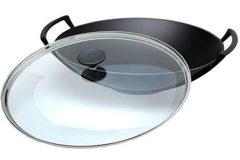 Le Creuset wok - wadjan met deksel 36cm, 4,5L zwart | Voordelig kopen bij knivesandtools.be