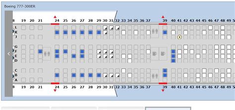 United Airlines Boeing 777 300er Seat Map