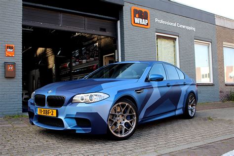 Blue Camo M5 Wrap | Wrapfolio