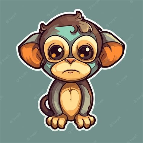 Premium Photo | A monkey with a sad look on his face