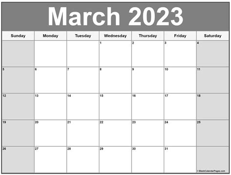 March 2023 calendar | free printable calendars