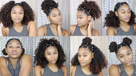 More Easy Hairstyles for Natural Curly Hair - YouTube