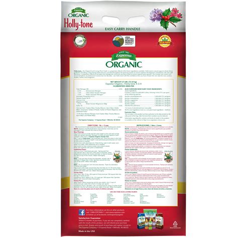 Buy Espoma Organic Holly-tone for Evergreen & Azalea Plant Food, 4-3-4 Fertilizer, 27 lbs Online ...