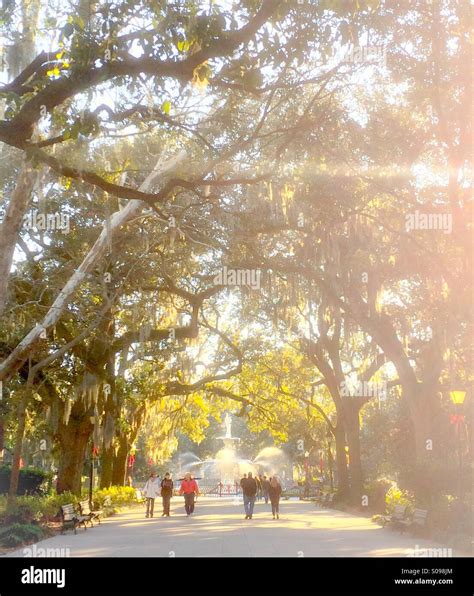 Forsyth Park, Savannah, Georgia Stock Photo - Alamy