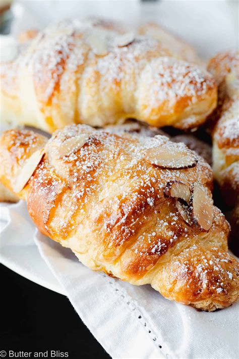 Almond Croissants With Almond Cream Filling - Butter and Bliss