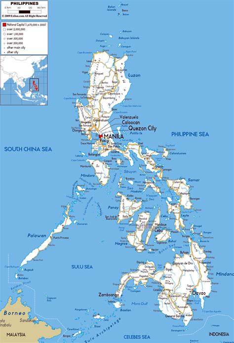 Maps of Philippines | Detailed map of Philippines in English | Tourist ...