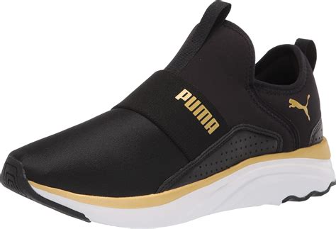 PUMA Women's Softride Sophia Slip on Running Shoe, Black/Team Gold, Numeric_9 : Amazon.ca ...