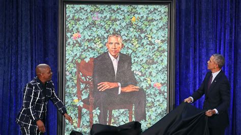 Barack Obama's Presidential Portrait by Kehinde Wiley Is Unveiled ...