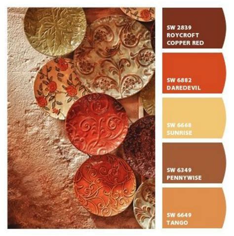 AUTUMN COLOR PALETTES....WHAT'S YOUR FAVORITE? | Paint colors, Color ...