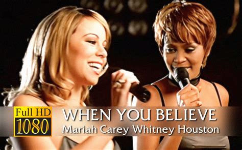 【1080P修复】Whitney Houston, Mariah Carey - When You Believe_哔哩哔哩 (゜-゜)つロ 干杯~-bilibili