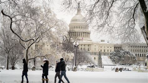 Winter storm warnings: Washington, DC, sees record-setting snow as storm system moves across the ...