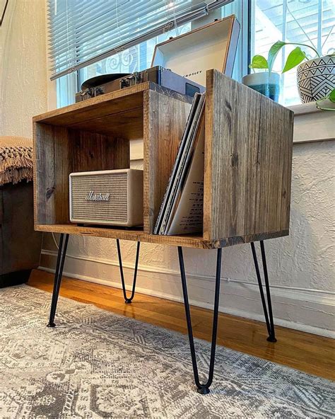 Give Your Turntable and Records a Proper Mid-Century Modern Cabinet